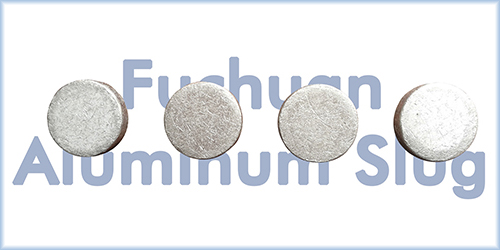 Aluminum slug for pharmaceutical tube, aluminum tube extrusion slugs